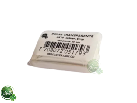 Bolsa Trasparente 3X10 para empacar set (paq x 100und)