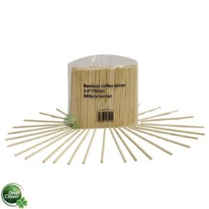 Mezclador Madera 11 CM x 500 unidades Tradicional One Clover