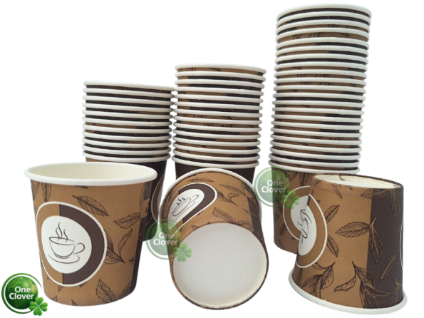 Vasos de Cartón 4 oz Biodegradables Pack x50 Económico 2