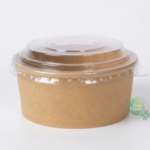 Bowl Kraft 750 ml 25 Onzas Tapa Pet. Pack x20 | Económico | Domicilio