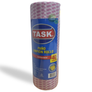 Paño Limpio Rollo TASK x 40 Unidades 26 cm x 30 cm