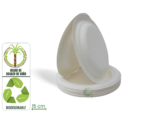 Plato 15 cm. Bagazo de Caña Biodegradable x 20 Unidades