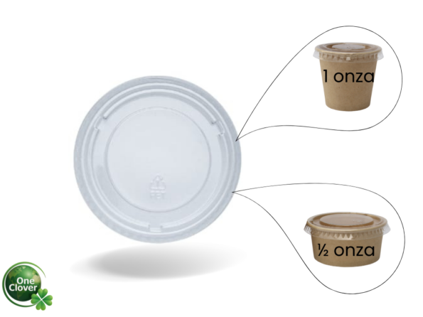 Tapa Para Copa Plástica x 50 Unidades para copa 1 y 12 Onza Bambú