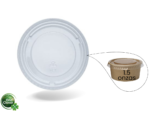 Tapa Plástica 50 Unidades Para Copa 1.5 Onza de Bambú of