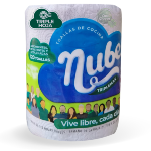 Toalla de Cocina Nube x 120 Hojas Triple Hoja 21x22 cm