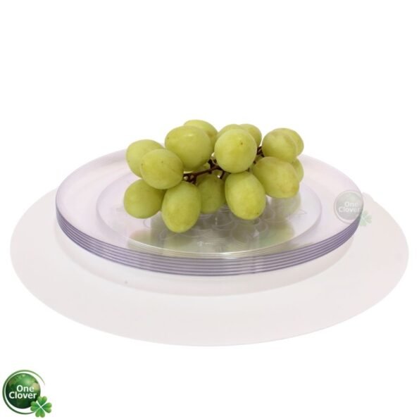 Plato de Cristal Transparente 16 cm x 6 Unidades (Murano) para Postres y Pasabocas – Diseño Elegante hermoso
