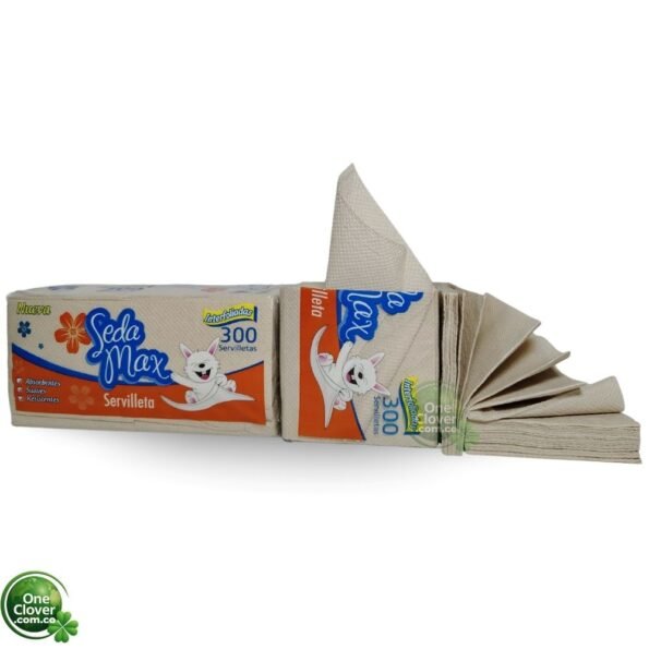 Servilleta Natural Sedamax x 300 Hojas Absorbente y Ecológica Seda Max