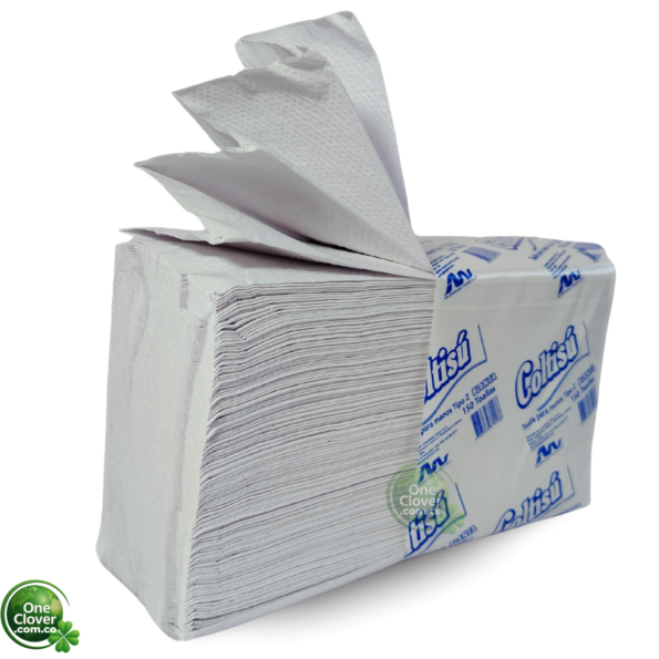Toalla de Manos Coltisu Interdoblada Tipo Z Blanca x 150 Hojas Institucional precio mas bajo oferta