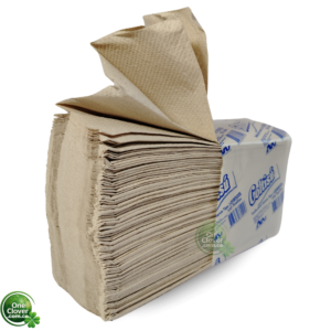 Toalla de Manos Interdoblada Tipo Z Natural Coltisu 150 Hojas Institucional