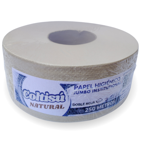 Papel Higiénico Jumbo Natural Coltisú 250m