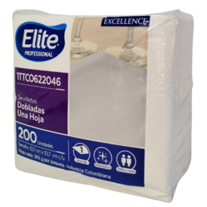 Paquete de Servilletas Elite 200 unidades